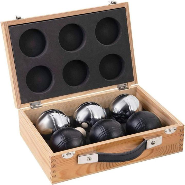 Ervaar petanque plezier met ons prachtige petanque spel in kist van hout
