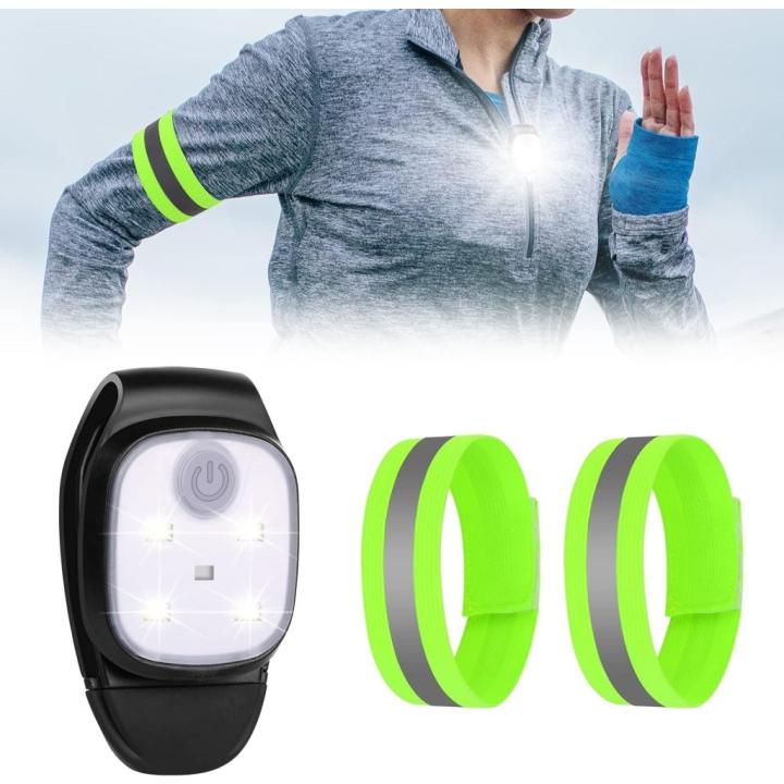 Veilig en verlicht: Clip-on running lights voor nachtelijke activiteiten - 1 PCS