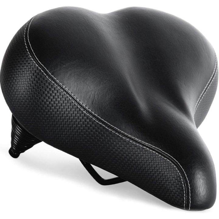Comfortabel fietszadel: extra breed universeel reservekussen voor binnen en buiten, zacht, gevoerd, voor dames en heren