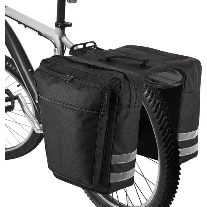 Fietstassen 28L - Waterdichte fietszadeltas voor bagagedragers | Comfort en veiligheid voor racefietsen en mountainbikes