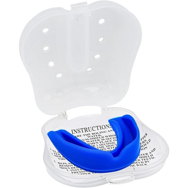 Ontdek de perfecte pasvorm: Gebitsbeschermer voor actieve jonge atleten! - Blauw