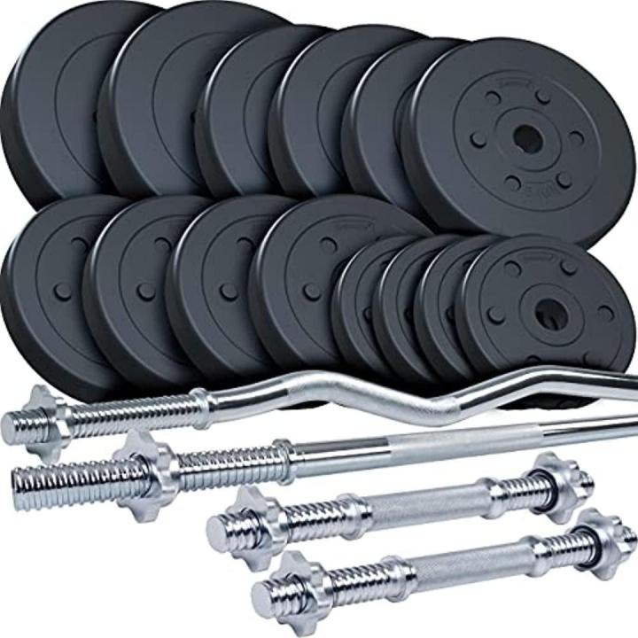 Ontketen je kracht met de veelzijdige halterset van 80 kg - de ultieme uitrusting voor serieuze fitnessdoelen