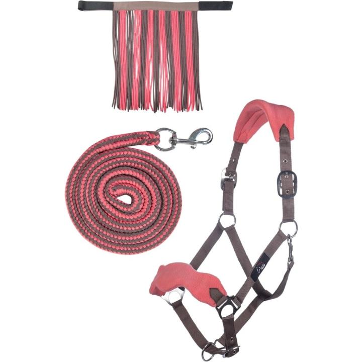Ontdek de beste halster met draadslot voor jouw paard! - Pony - Mokka / Milky Pink