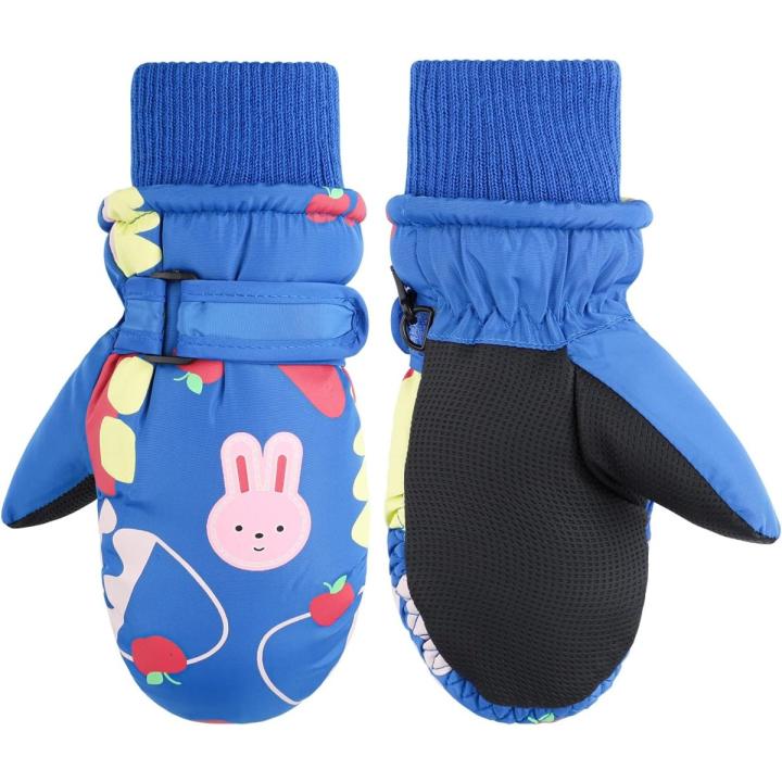 Houd de handen van je kind warm en droog met deze kinderskihandschoenen - Blauw