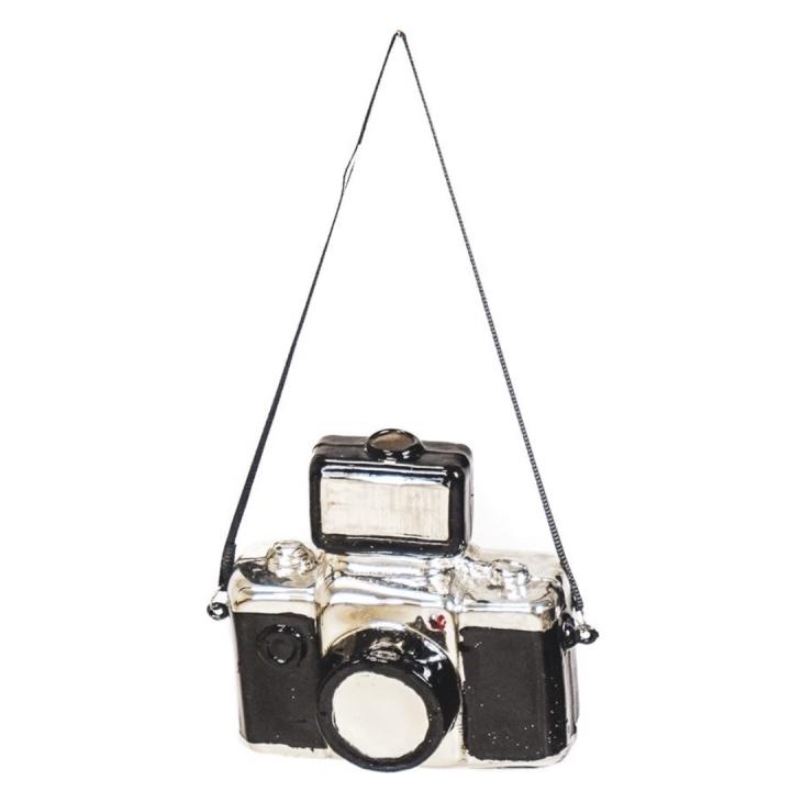 Housevitamin Camera Kersthanger Glas-9,5x5x9cm