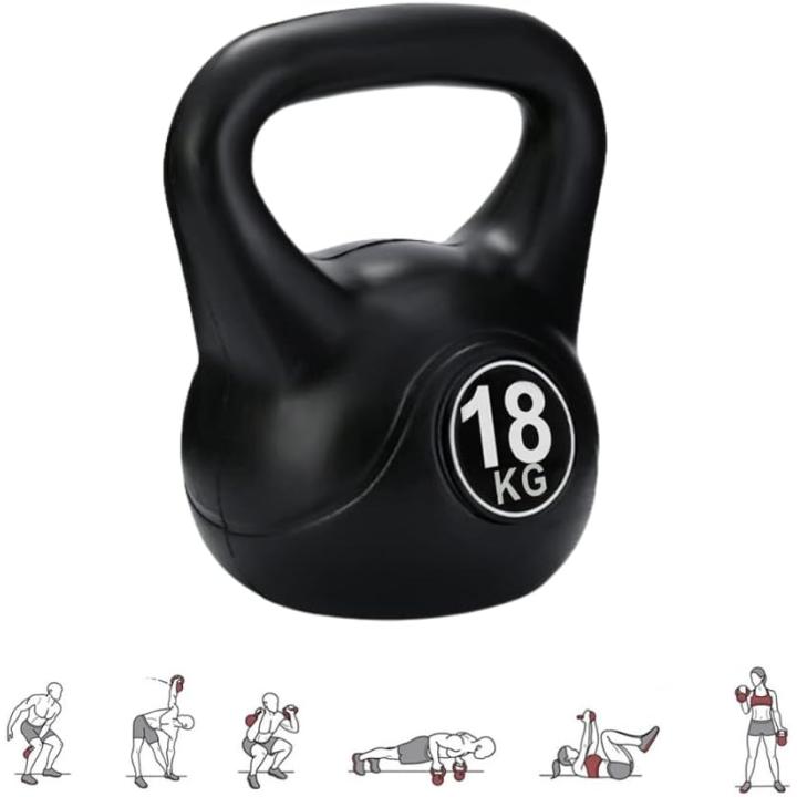 De perfecte workout partner: Kettlebell gewicht met ergonomische handgreep - 18kg