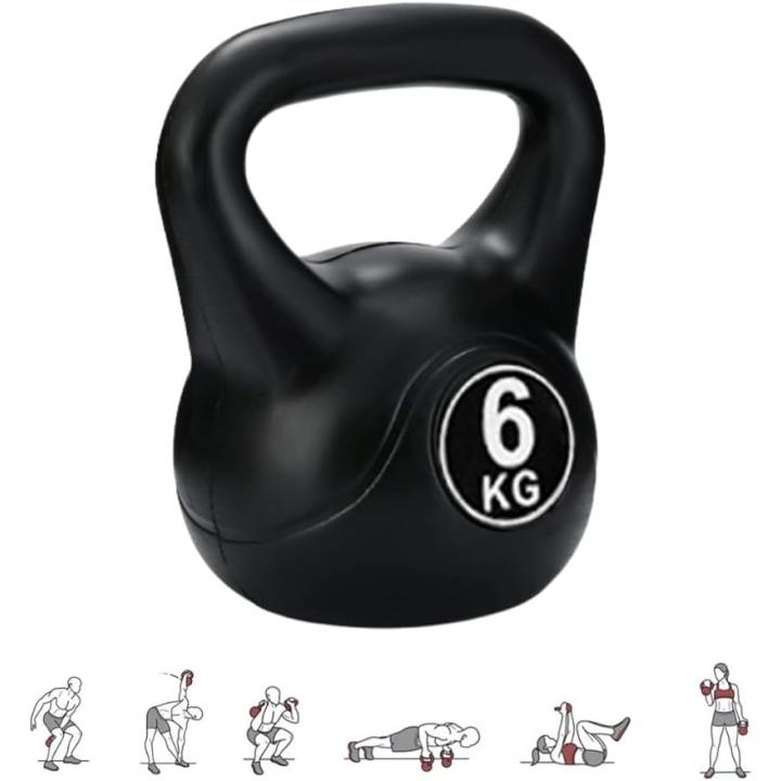 De perfecte workout partner: Kettlebell gewicht met ergonomische handgreep - 6kg