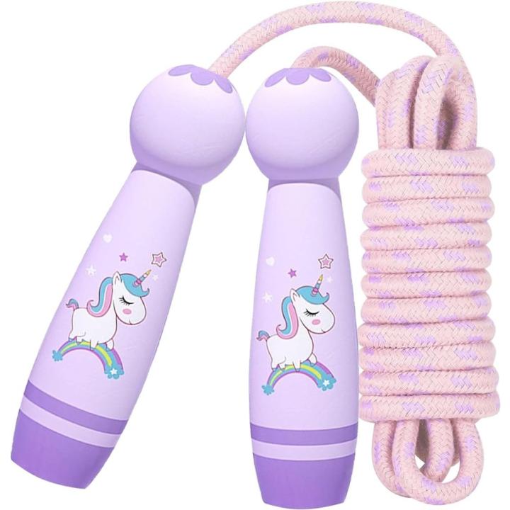 Het perfecte kinderspringtouw voor eindeloos speelplezier! - lila