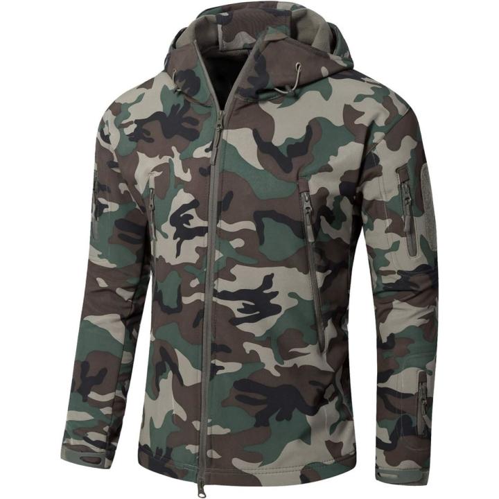Camouflage tactische heren softshell jas: de perfecte metgezel voor je outdoor avonturen - Jungle camouflage - L