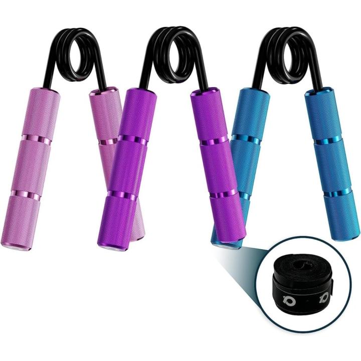Krijg krachtige handen met deze hand gripper set - 3-delige verpakking (50, 100 & 150lbs)