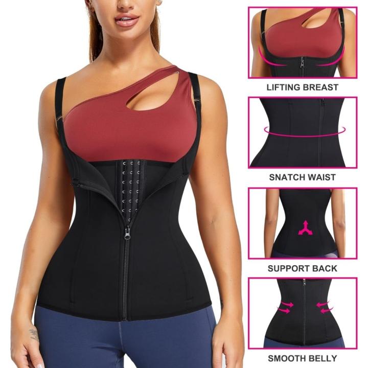 Transformeer je taille met ons sauna vest voor dames – Bereik je ideale vorm sneller! - S - Zwart