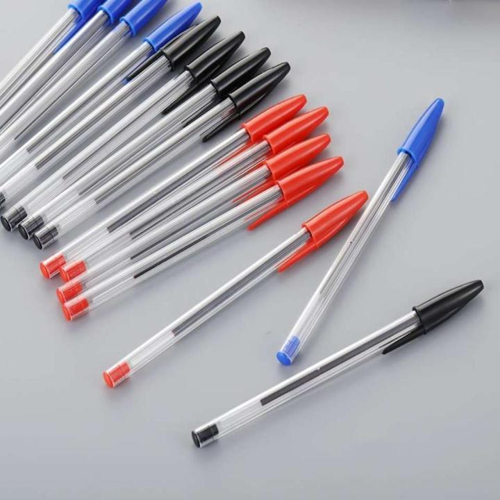 Schrijf soepel en stijlvol met onze standaard balpennen set: de perfecte keuze voor dagelijks gebruik op school of op kantoor! - Blauw