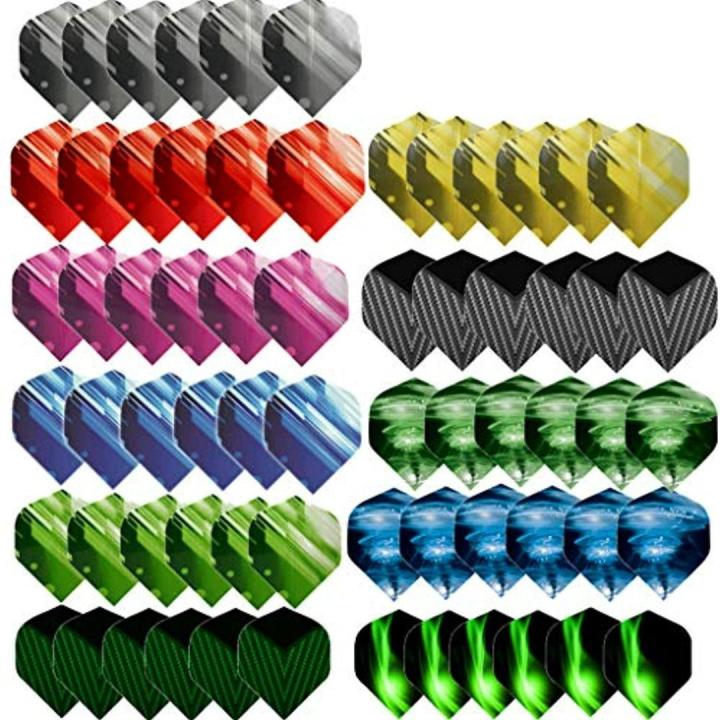 Versier je dartspel met onze dartflights set - 66 stuks in diverse kleuren