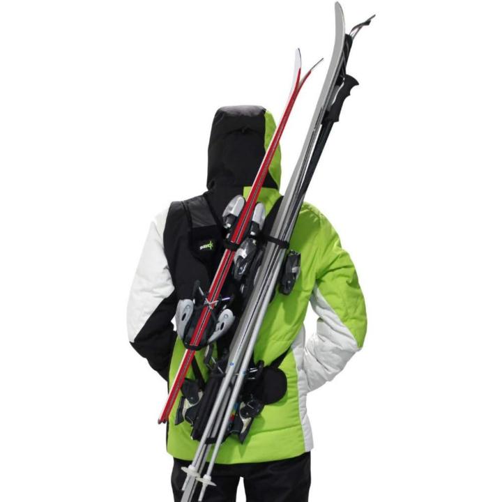 Skiën zonder je handen te gebruiken? Met de skiback is het mogelijk! - Dubbel