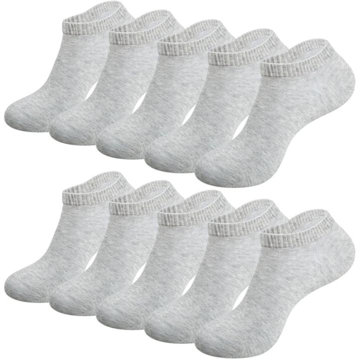 Perfecte pasvorm en ademend comfort – De ideale sneakersokken voor iedereen - 35-38 - Grijs