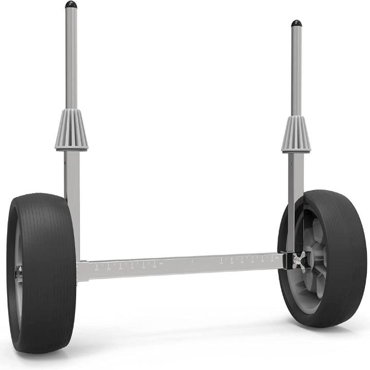 Ervaar moeiteloos kajakken met onze duurzame kayak trolley met platte wielen - Geen stress, geen gedoe!