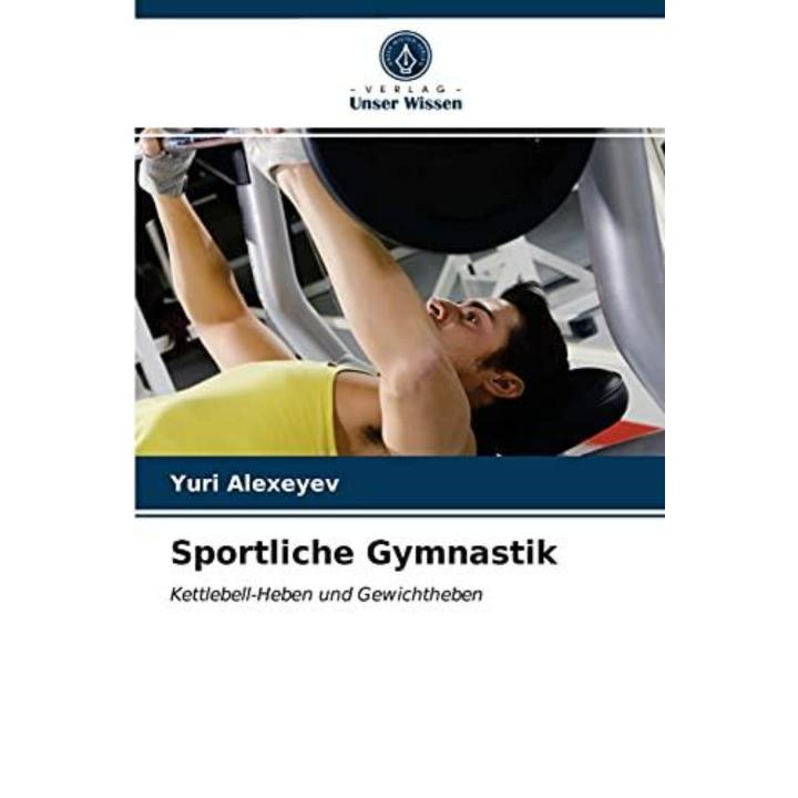 Sportliche Gymnastik: Kettlebell-Heben und Gewichtheben
