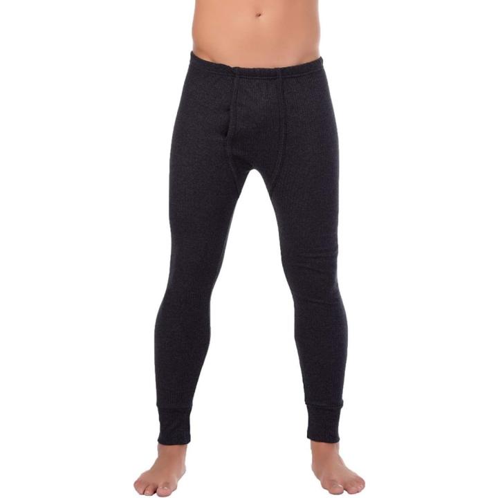 Blijf warm met de perfecte thermische onderbroek voor heren - M - antraciet