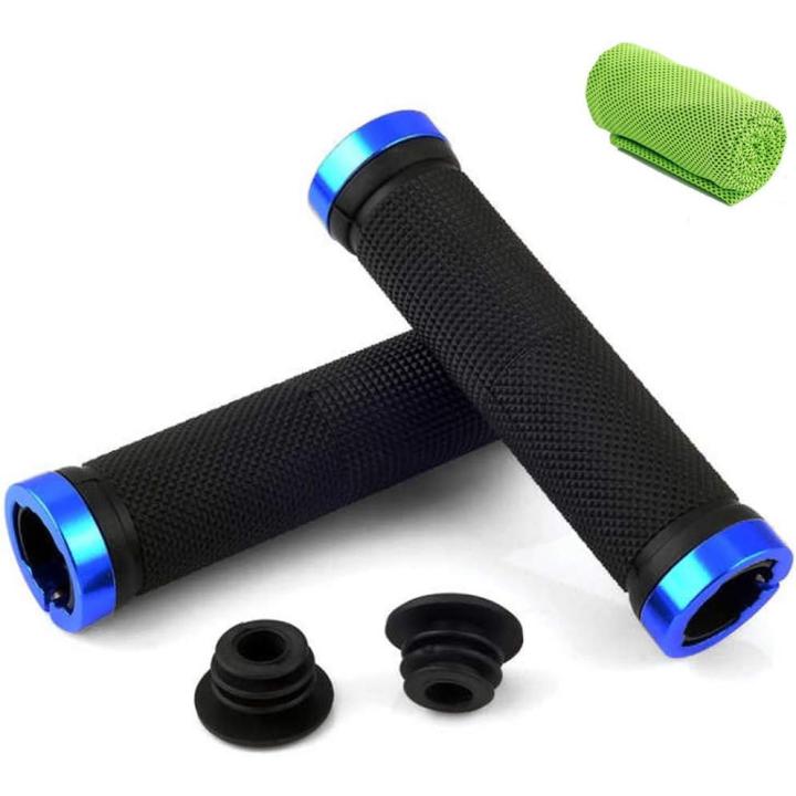 Fiets handvatten: Premium comfort voor jouw fietstochten - Blauw