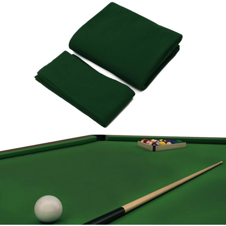Verander je biljartspel met ons biljart pool tafelkleed! - Groen, 9ft