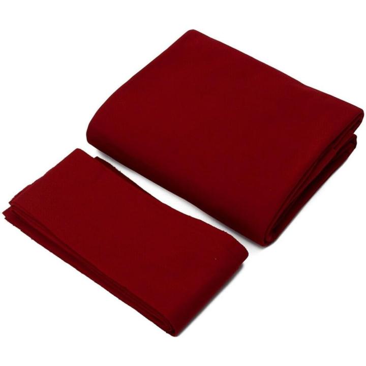 Verander je biljartspel met ons biljart pool tafelkleed! - Rood, 7 ft