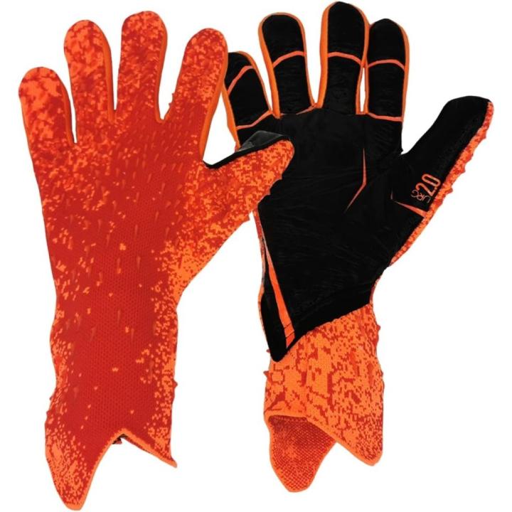 Blijf altijd in controle met onze premium voetbal goalkeeper handschoenen! - 10 - Oranje