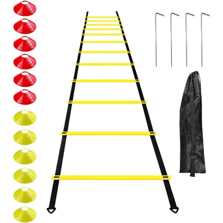Verbeter je spel met deze complete voetbaltrainingsaccessoireset