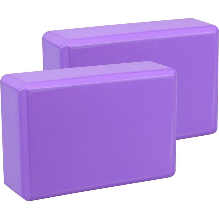 Ervaar ultieme ondersteuning met onze yogablokken - 23 x 15 x 7.5 cm - Paars