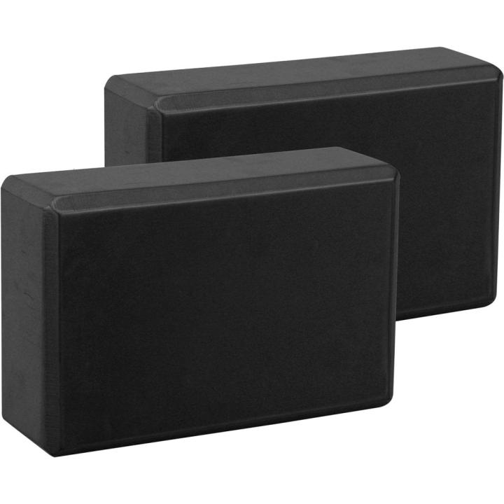 Ervaar ultieme ondersteuning met onze yogablokken - 23 x 15 x 7.5 cm - Zwart
