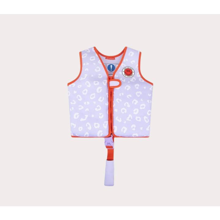 Swim Essentials Zwemvest Lila Panterprint