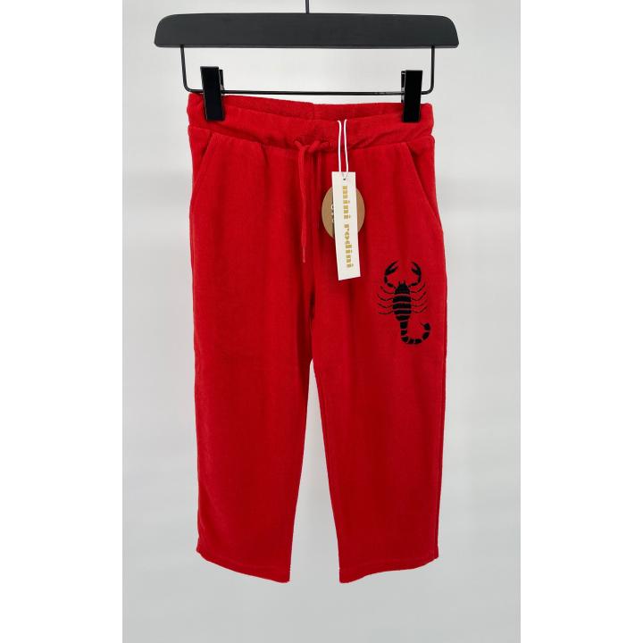 Joggingbroek Rood Schorpioen Maat 92 / 98