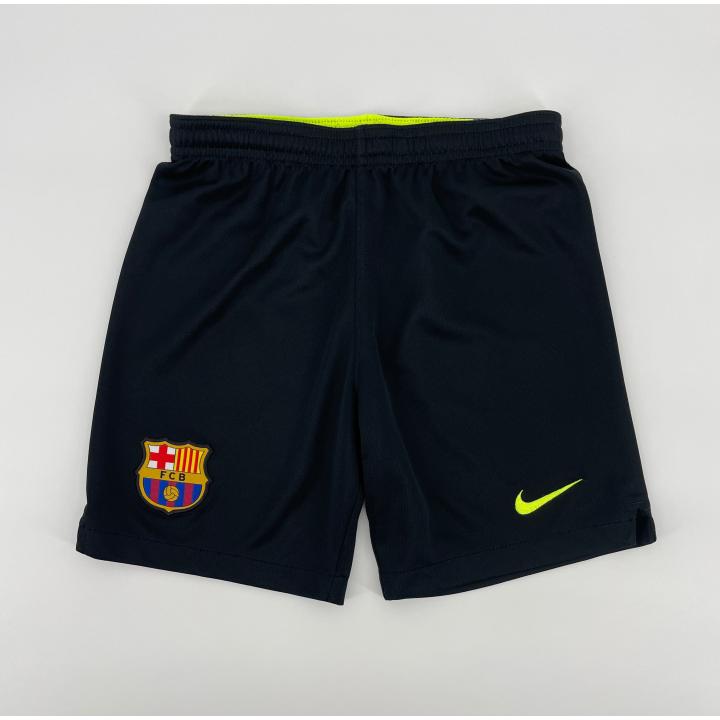 FC Barcelona Strike Short Zwart geel Kids Maat 128 / 134