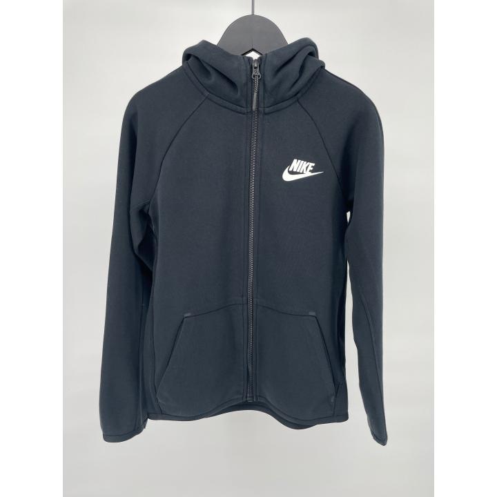 Tech Fleece Vest Capuchon Zwart Maat 128 / 134