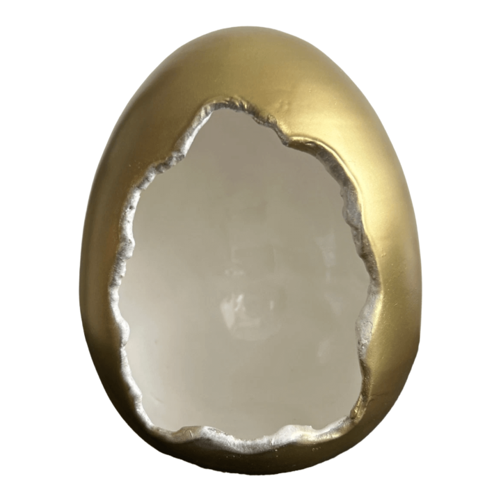 Decoratief aluminium goud  ei geëmailleerd- medium