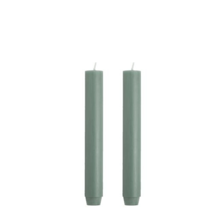 Kaars oilgreen set van 2 stuks
