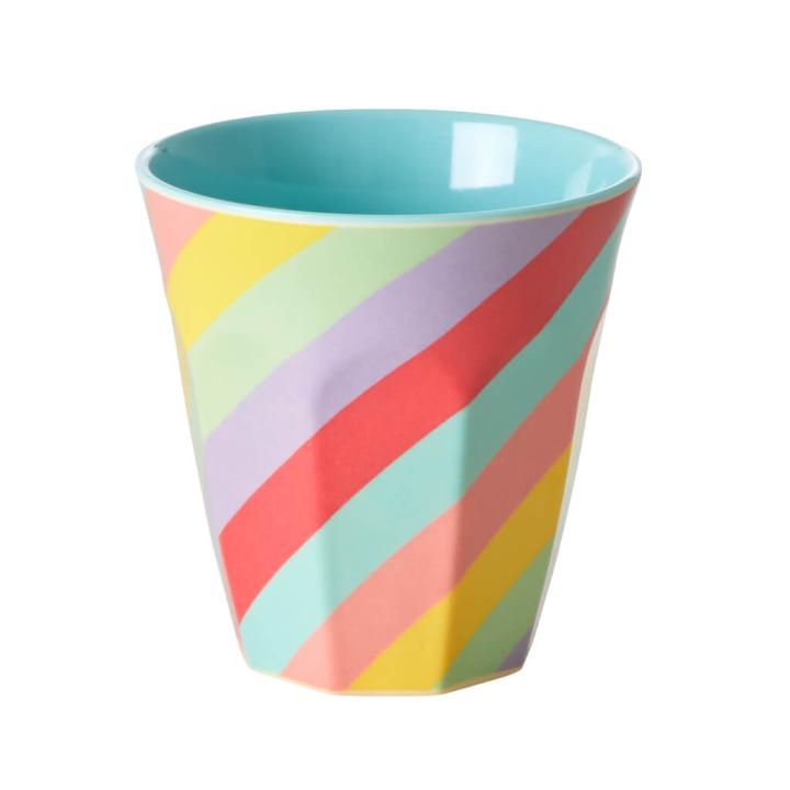 Melamine beker medium summer rush - Rice