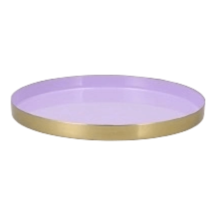 Marrakech rond dienblad  Lila 26x2cm