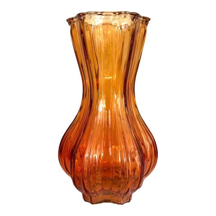 Glazen bicolor Vaas oranje