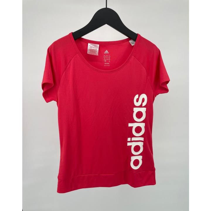 Sport Shirt Rood met Logo Maat 152
