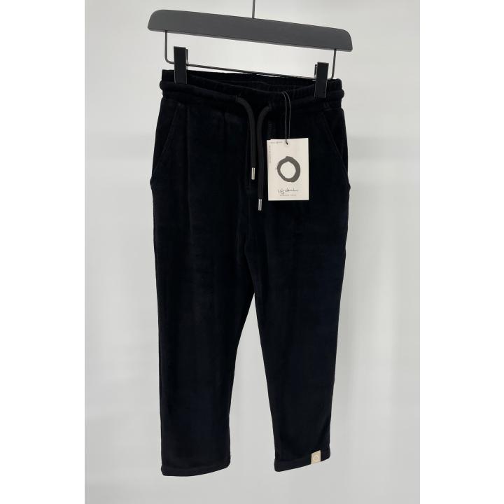 Joggingbroek Velours Zwart Maat 110 / 116