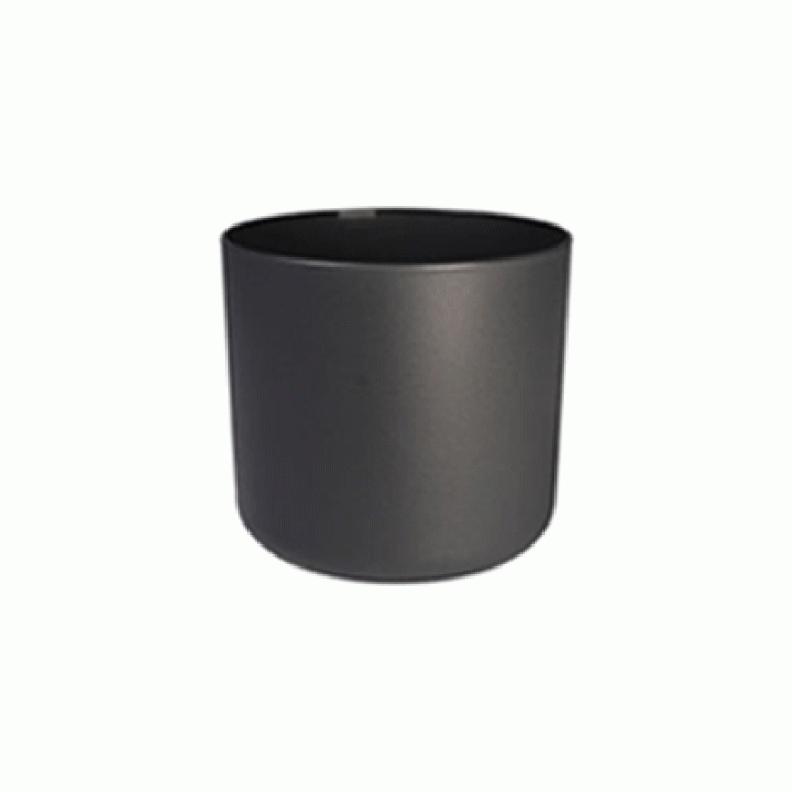 B. for soft rond 35cm antraciet - bloempot voor binnen