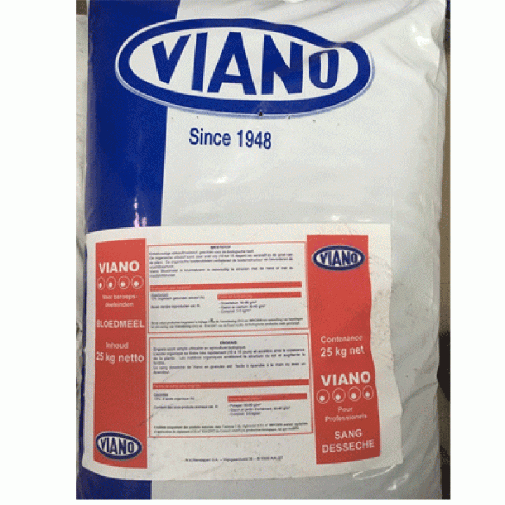 Viano Bloedmeel 13% organische stikstof - 25kg