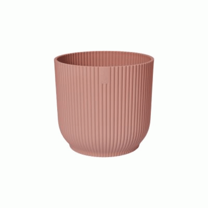 Elho Vibes fold rond 14 cm Delicaat roze - Bloempot voor binnen
