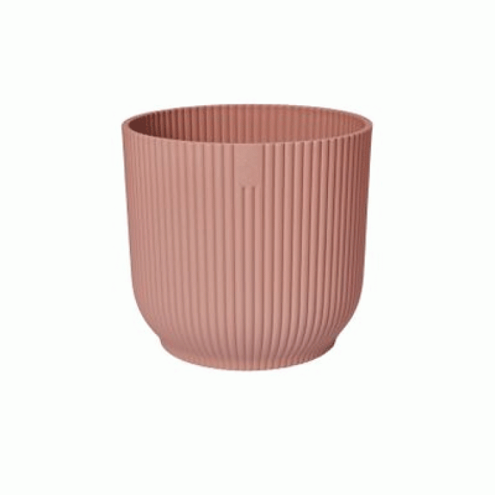 Elho Vibes Fold Rond 30cm Delicaat roze - Bloempot voor Binnen