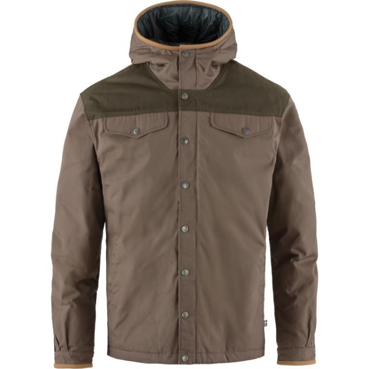 Greenland No. 1 Down Winterjas Heren Suede Brown-Dark Olive L