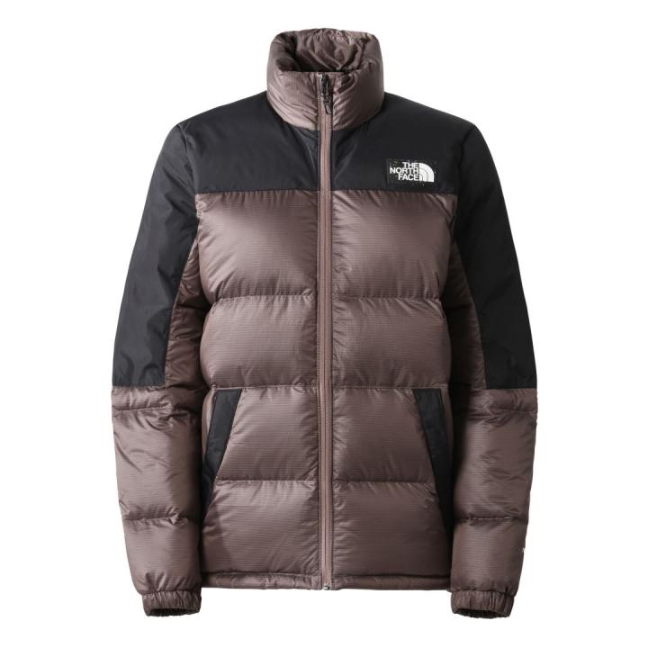 Diablo Recycled Down Dames Isolatiejas Deep Taupe-Tnf Black L