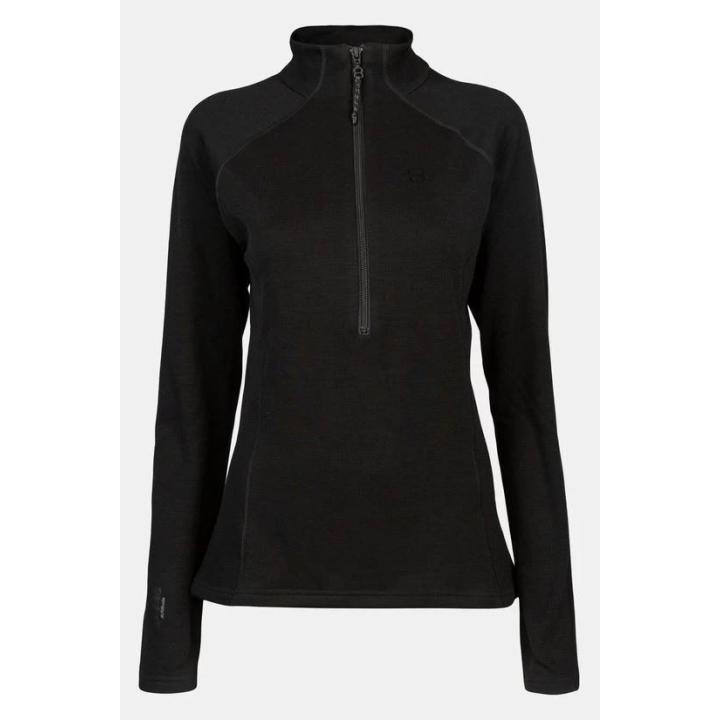 Inga 1/2 Zip Pully Dames Black 44