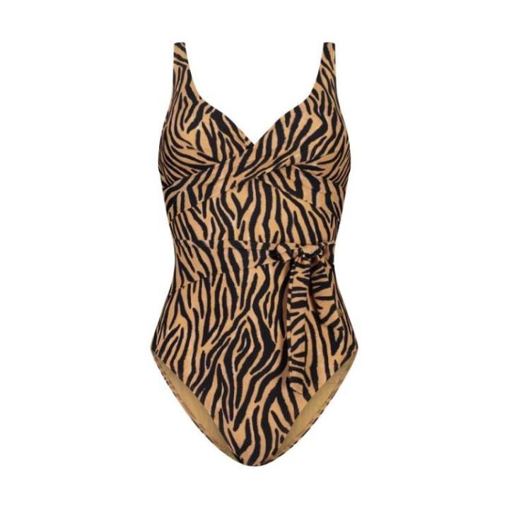 Soft Zebra Overslag Badpak Dames-EFCD80C1-6380-4293-A9C1-9AE88F48030A
