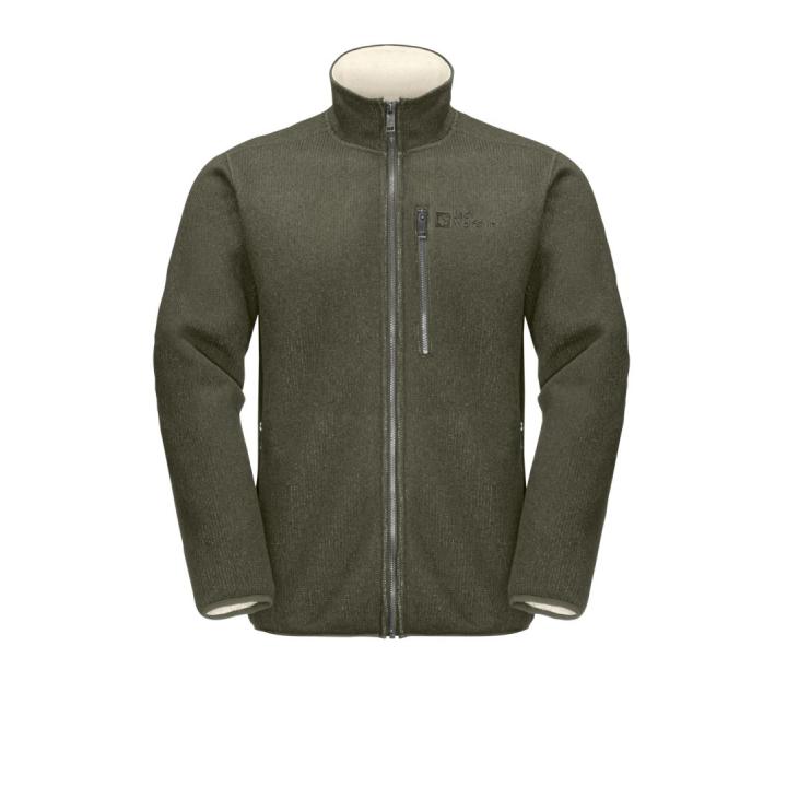 Robson Fjord Heren Fleece Island Moss XL