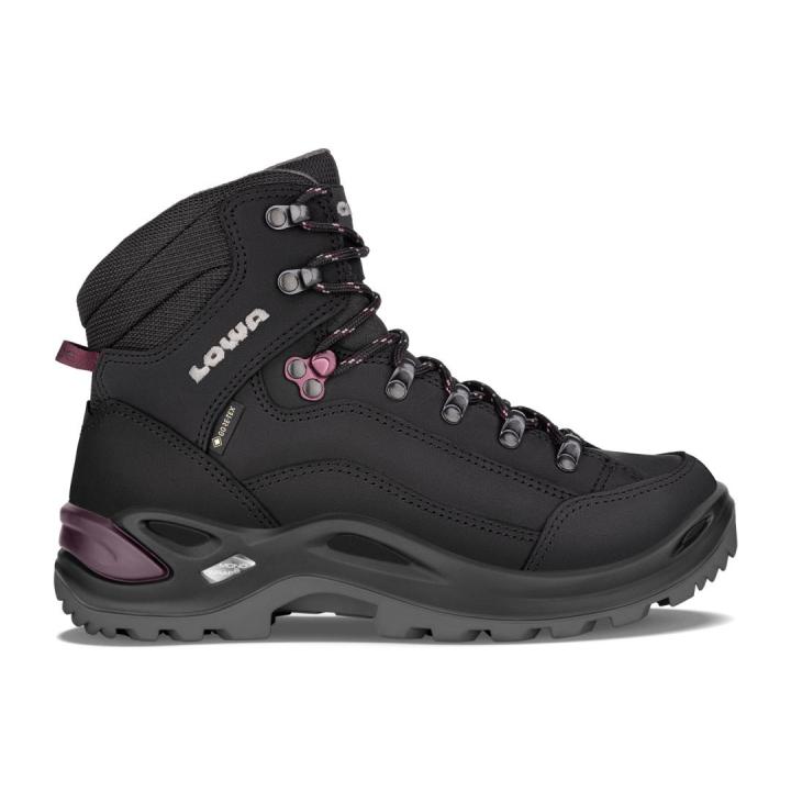 Renegade Gtx Mid Hoge Wandelschoen Dames Black/Prune 8